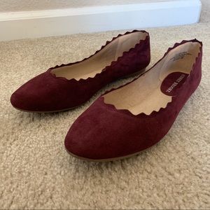 Audrey Brooke suede ballet flat ! NWT size 9